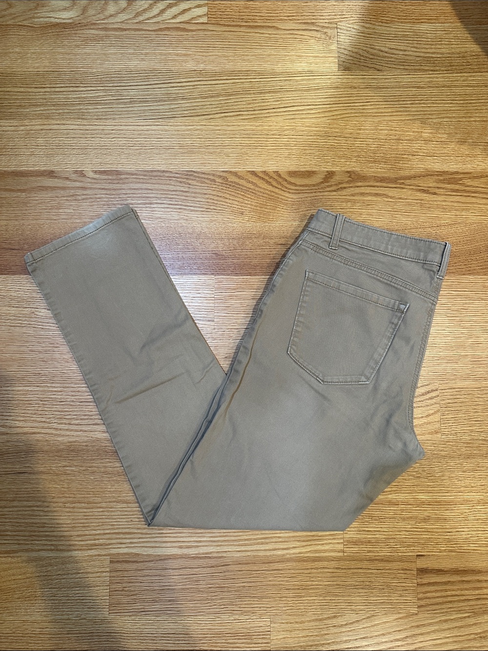 Original Penguin Men's Khaki Straight Chinos - Light Brown, 31 x 30